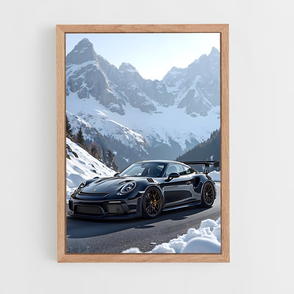 Poster extraordinaire voiture GT RS – affiche Porsche (vue 4)